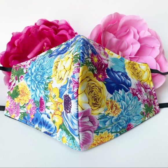 3/$25 Triple Layer Handmade Face Mask - Picture 2 of 5